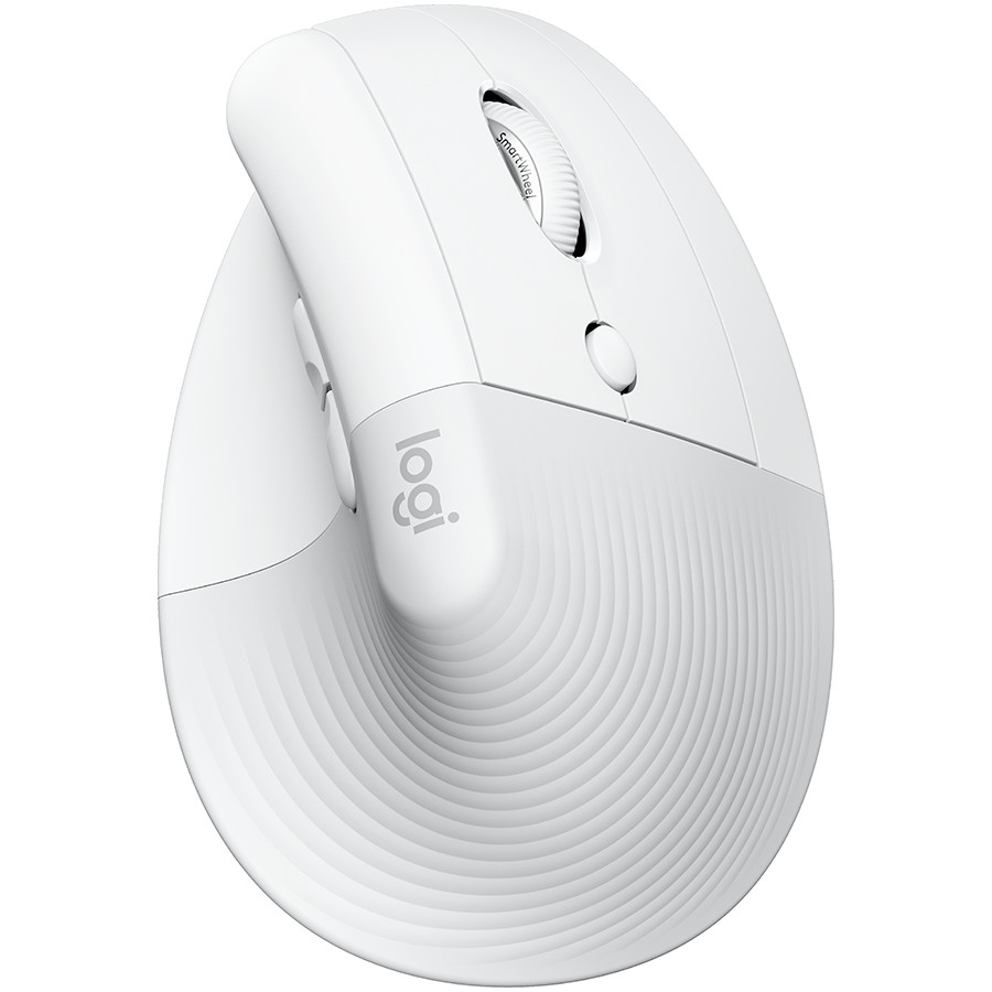 LOGITECH Lift Bluetooth Vertical Ergonomic Mouse - OFF-WHITE/PALE GREY