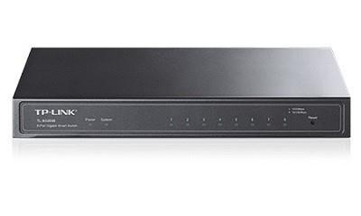 TP-LINK TL-SG2008 võrgulüliti Juhitav Gigabit Ethernet (10/100/1000) Must