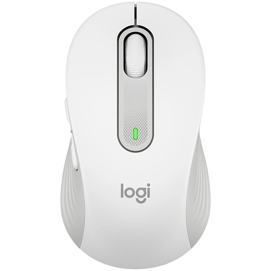 LOGITECH M650L Signature Bluetooth Mouse - OFF-WHITE - LEFT