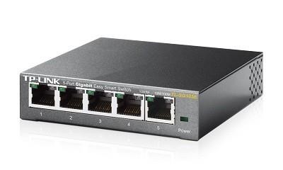 TP-Link TL-SG105E võrgulüliti Juhitav L2 Gigabit Ethernet (10/100/1000) Must
