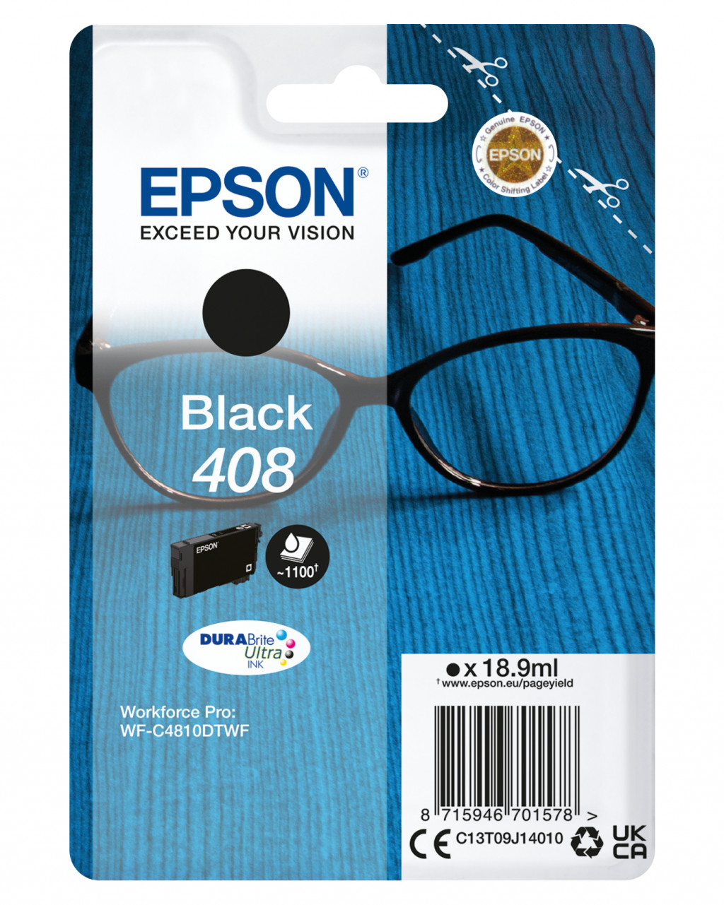 Epson DURABrite Ultra 408L | Ink cartrige | Black