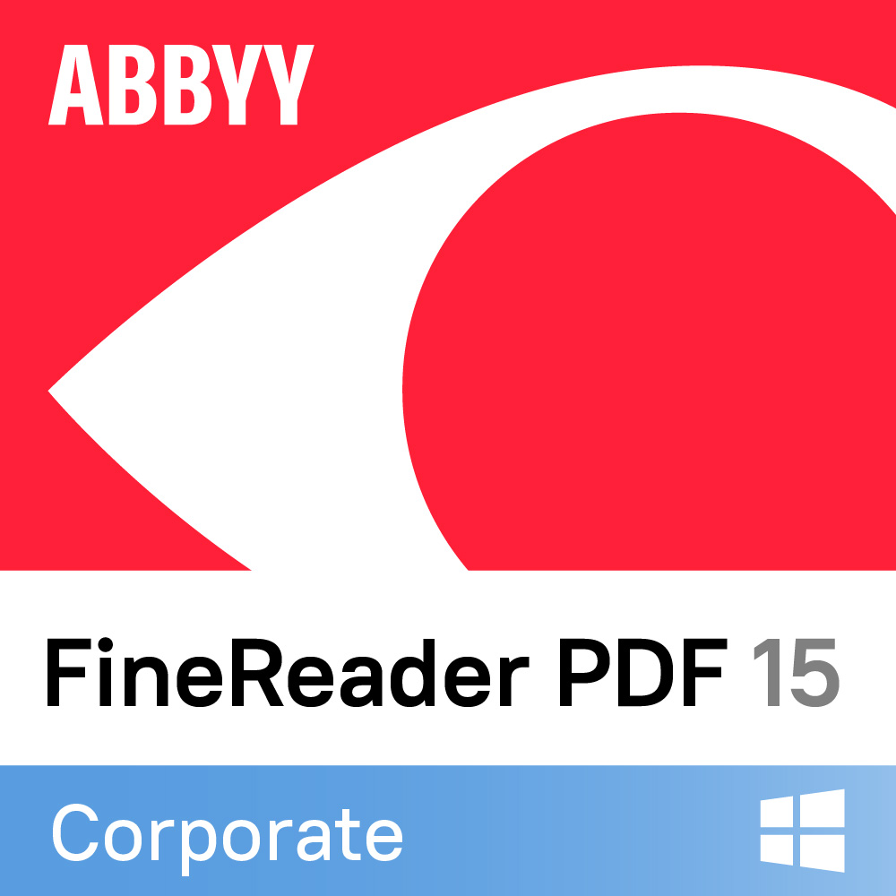 FineReader PDF 15 Corporate | Single User License (ESD) | 3 year(s) | 1 user(s)