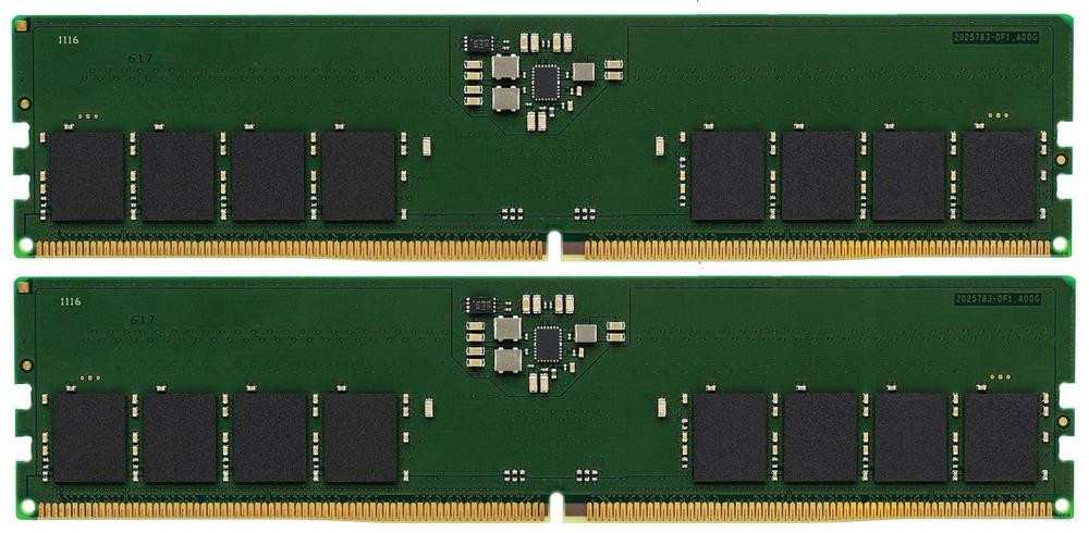 Kingston Technology ValueRAM KVR48U40BD8K2-64 mälumoodul 64 GB 2 x 32 GB DDR5 4800 MHz