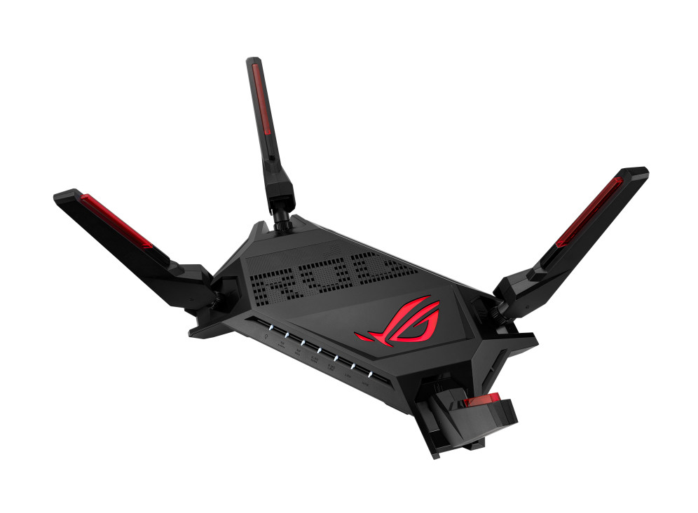 Dual-band Gaming Router | GT-AX6000 ROG Rapture | 802.11ax | 6000 (1148+4804)  Mbit/s | Mbit/s | Ethernet LAN (RJ-45) ports 5 | Mesh Support Yes | MU-MiMO Yes | No mobile broadband | Antenna type  External antenna x 4 | 36 month(s)