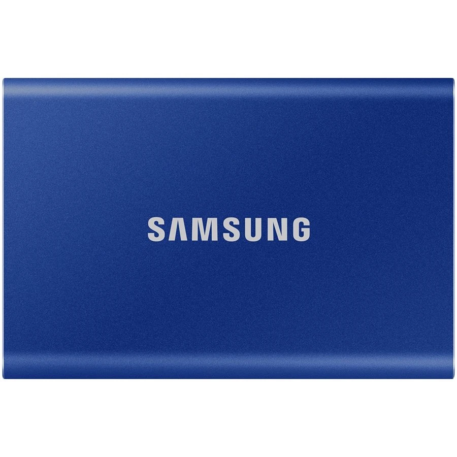 Samsung SSD T7 External 1TB, USB 3.2, 1050/1000 MB/s, included USB Type C-to-C and Type C-to-A cables, 3 yrs, indigo blue