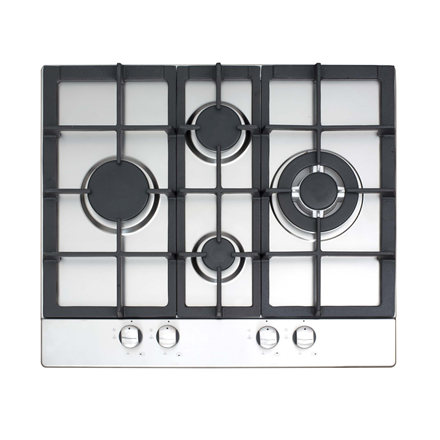 CATA Hob LGD 631 Gas, Number of burners/cooking zones 4, Stainless steel