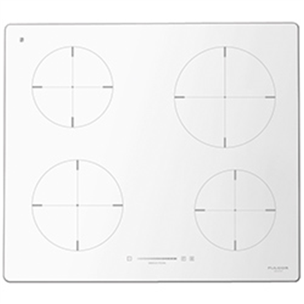 Fulgor Hob CH 604 ID TS WH Induction, Number of burners/cooking zones 4, White