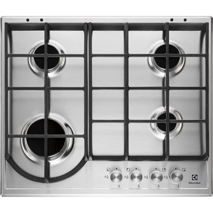 Electrolux EGH6342BOX Gas, Number of burners/cooking zones 4, Stainless steel
