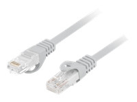 LANBERG Patchcord cat.6 UTP 1m grey