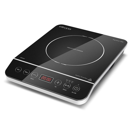 Ellrona Free standing table hob Ergo Touch 2000 Number of burners/cooking zones 1, Sensor-touch control with ergonomic bevelled control panel, Black, Table hob, Induction