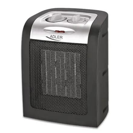 Adler | AD 7702 | Fan Heater | 1500  W | Number of power levels 2 | Black