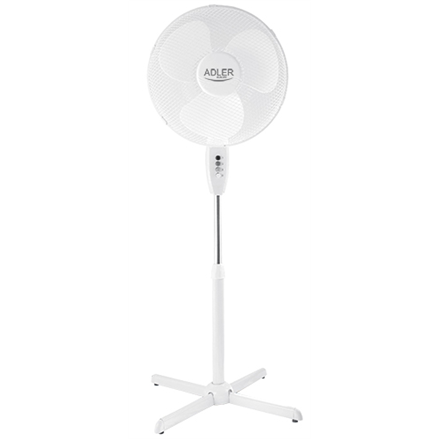 Adler | AD 7305 | Stand Fan | White | Diameter 40 cm | Number of speeds 3 | Oscillation | 45 W