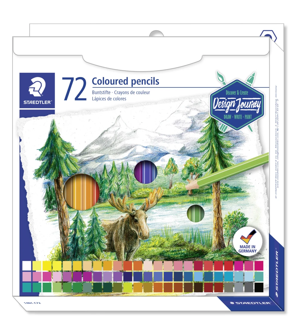 Värvipliiatsid Staedtler, 72 tk