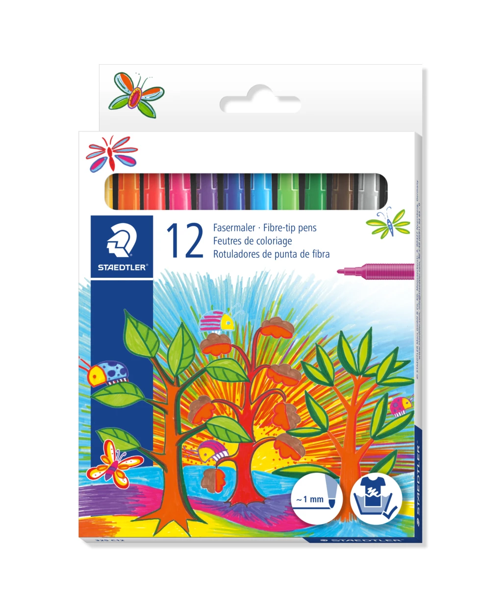 Viltpliiatsid Staedtler Noris club, 12 tk.
