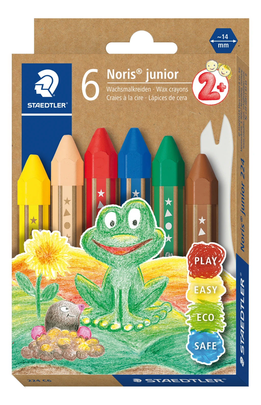 Rasvakriidid Staedtler Noris Junior, 6tk.