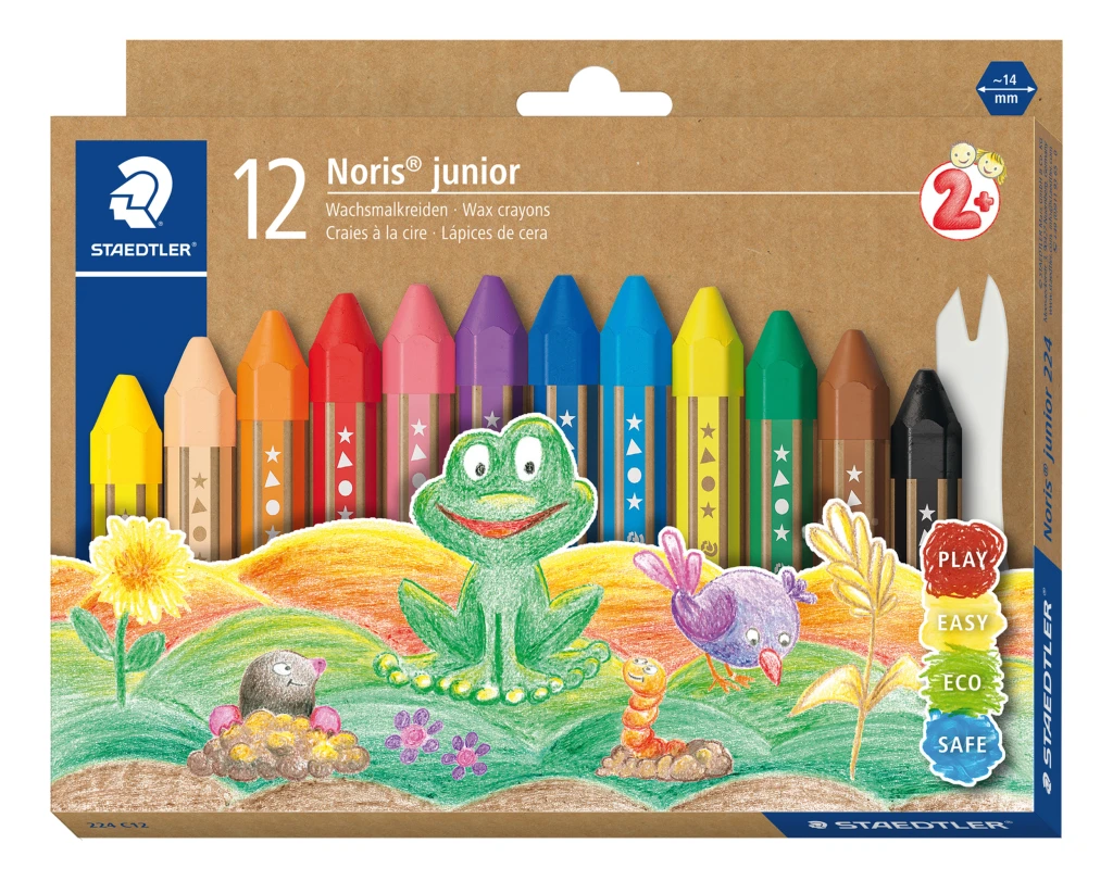 Rasvakriidid Staedtler Noris Junior, 12 tk.