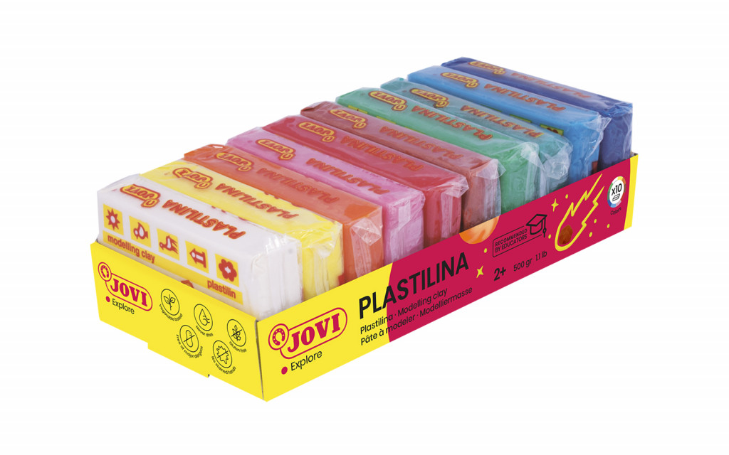 Plastiliin JOVI, 50g, 10tk