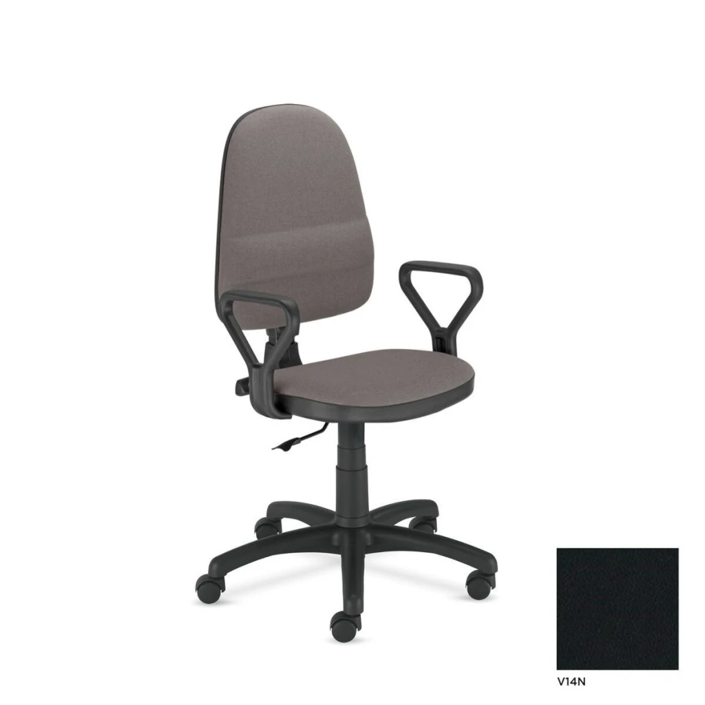 Kontoritool NOWY STYL PRESTIGE, käetugedega, V-14, must