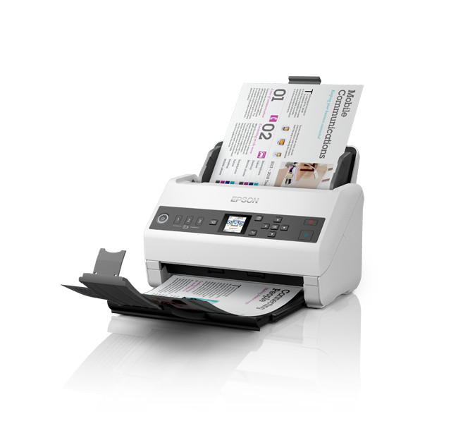 Epson DS-730N Poogna-skänner 600 x 600 DPI A4 Must, Hall