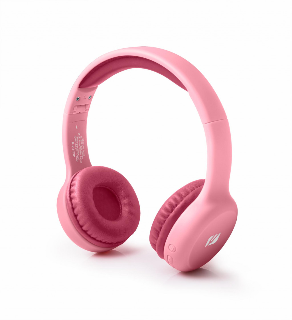Muse | M-215BTP | Bluetooth Stereo Kids Headphones | Wireless | Over-Ear | Bluetooth | Wireless | Pink