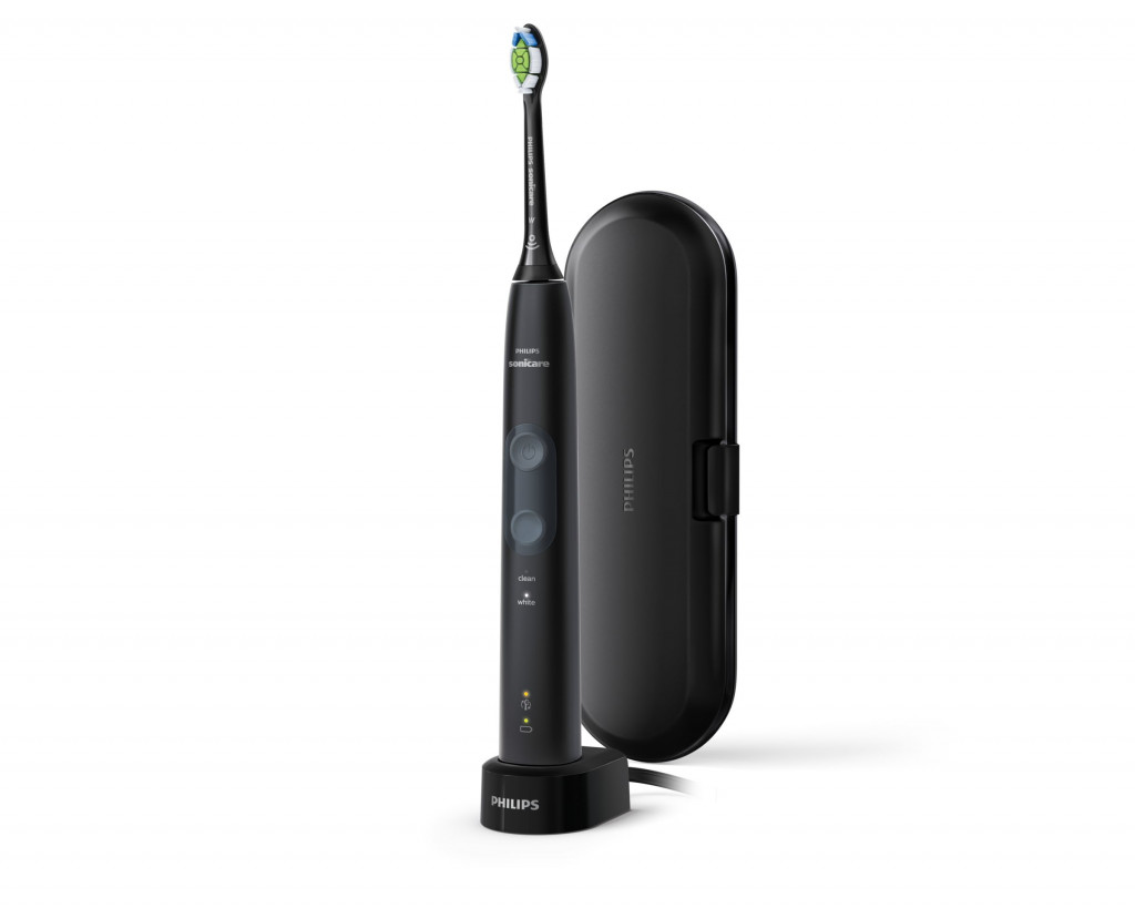 Philips | Sonicare ProtectiveClean 4500 Sonic Electric Toothbrush | HX6830/53 | Rechargeable | For adults | Number of heads 1 | Number of brush heads included 1 | Number of teeth brushing modes 2 | Black/Gray