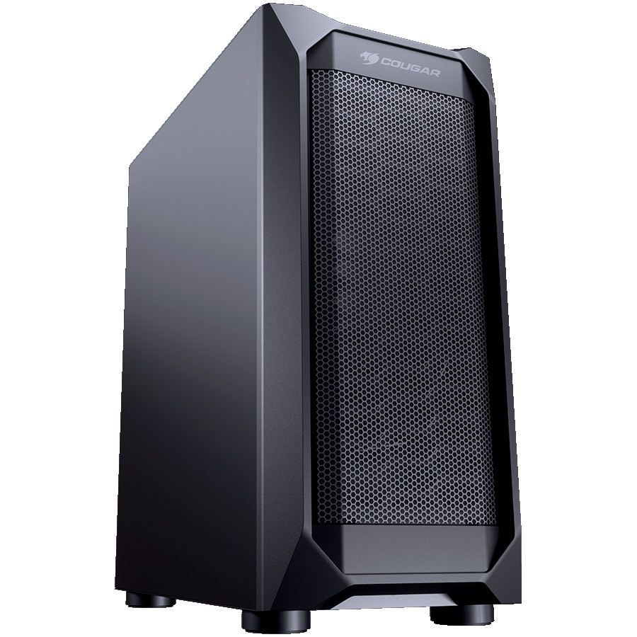 COUGAR | MX410 Mesh -G RGB | PC Case | Mid Tower / Mesh Front Panel with ARGB strips / 4 x ARGB Fans / 4mm TG Left Panel