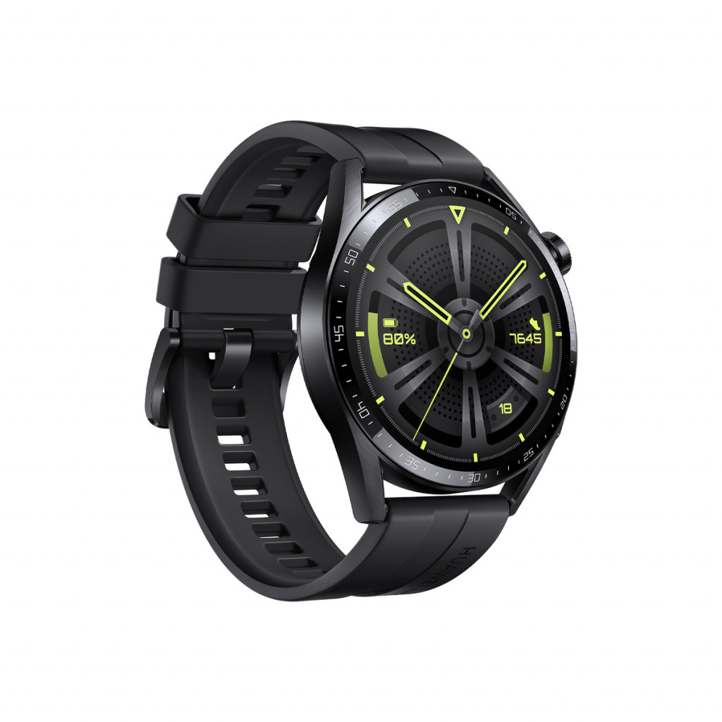 GT 3 (46 mm) Jupiter-B29S | Smart watch | GPS (satellite) | AMOLED | Touchscreen | 1.43” | Activity monitoring | Waterproof | Bluetooth | Black Stainless Steel