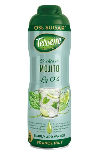 Siirup TEISSEIRE, Mojito, ilma suhkruta, 0,6l