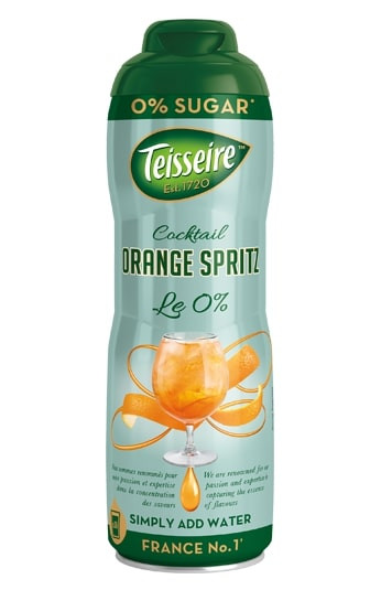 Siirup TEISSEIRE, Orange Spritz, ilma suhkruta, 0,6l