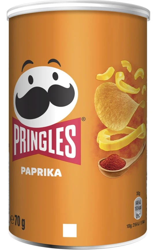 Krõpsud Pringles Paprika, 70g (kogus 2 tükki)