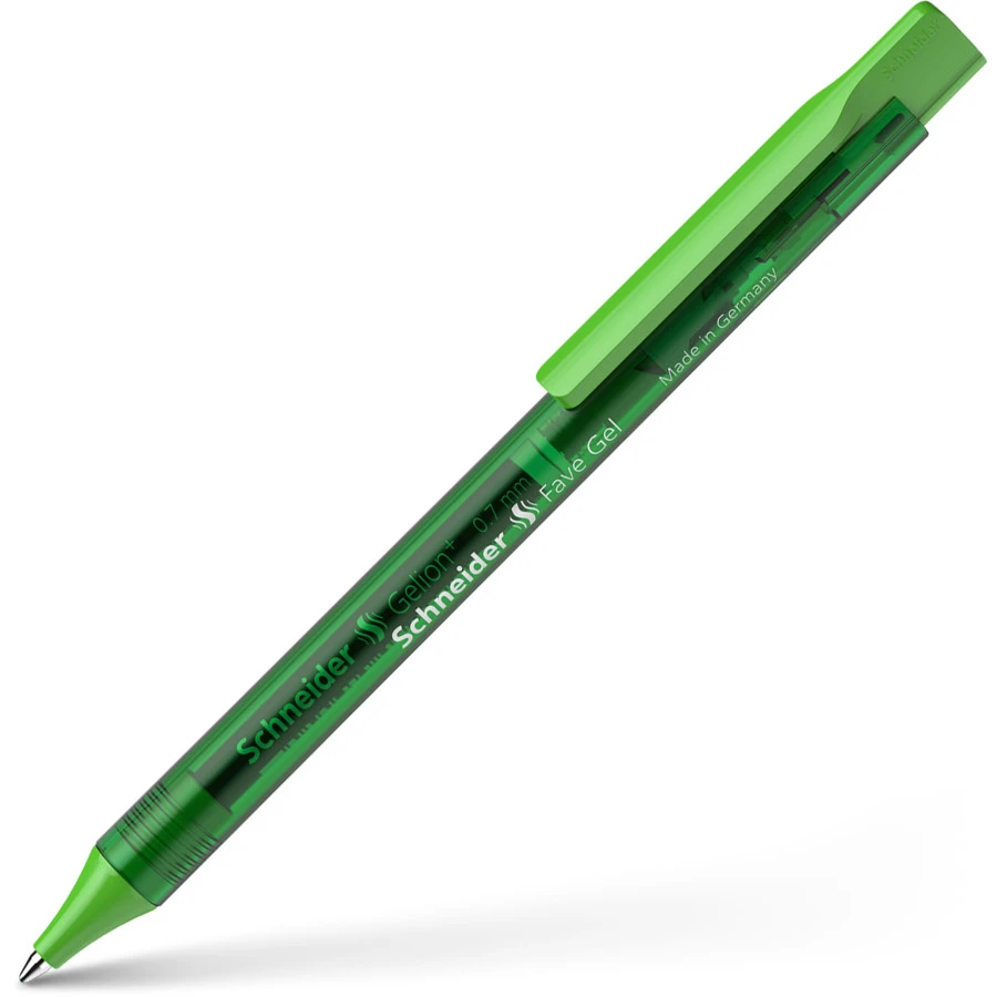 Geeli tindipliiats SCHNEIDER Fave Gel, 0,7mm, roheline