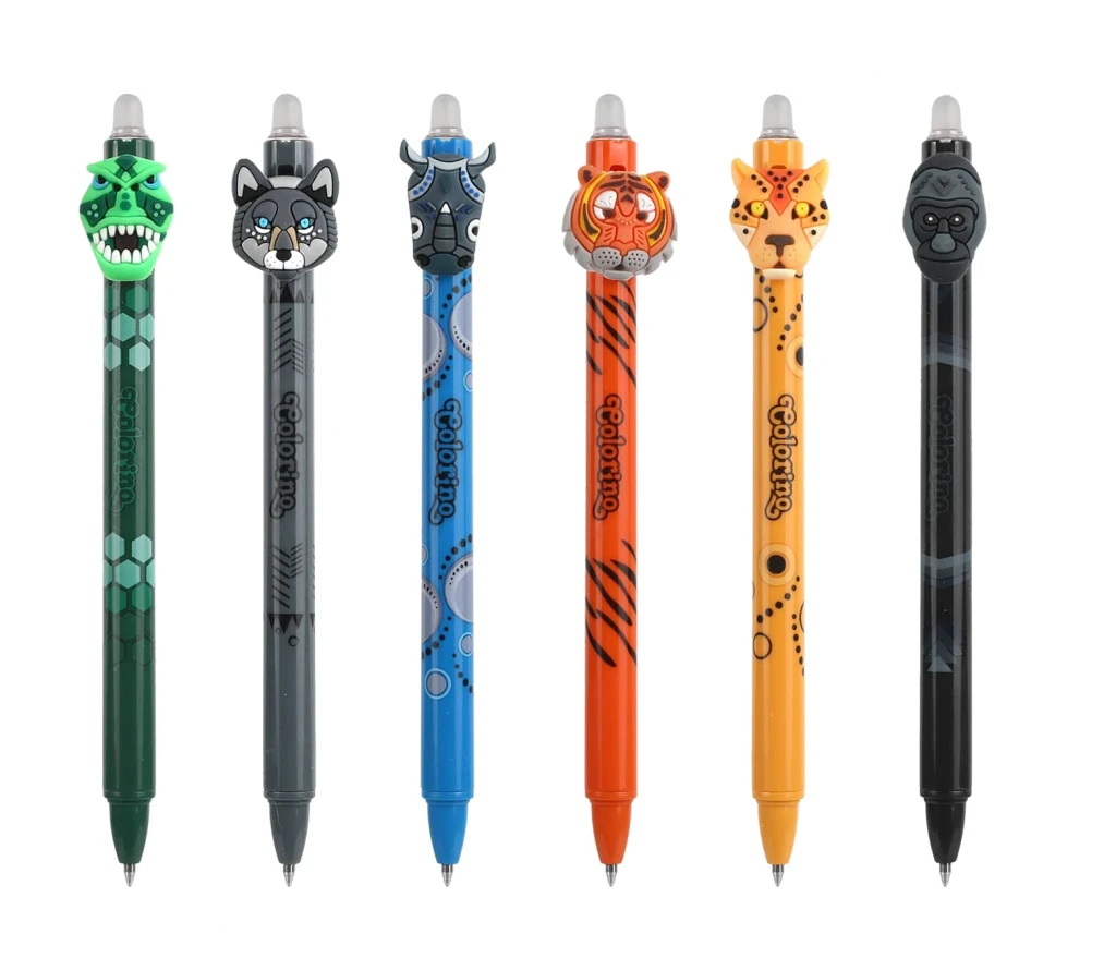 Tindipliiats COLORINO Loomad 0,5mm, sinine, kustutatav (kogus 36 tükki)
