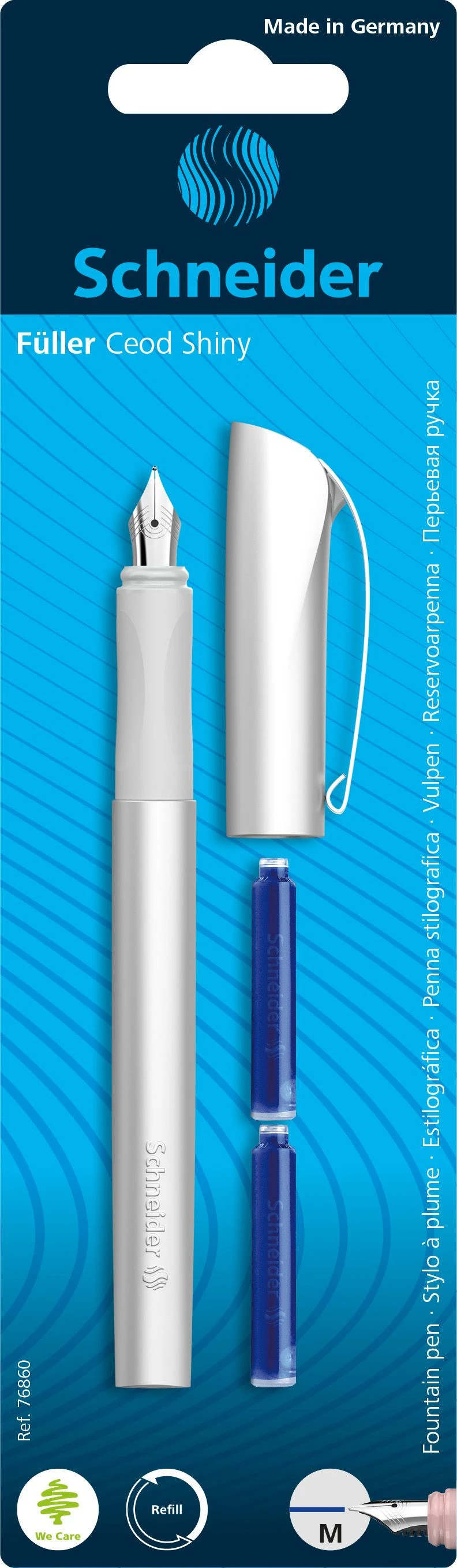Täitesulepea SCHNEIDER Ceod Shiny M, blisterpakendis