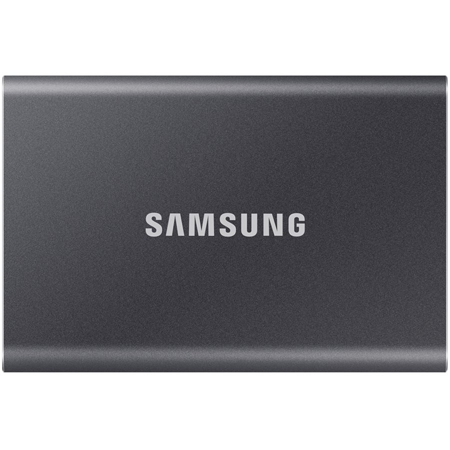 Samsung SSD T7  External 500GB, USB 3.2, 1050/1000 MB/s, included USB Type C-to-C and Type C-to-A cables, 3 yrs, iron gray, EAN: 8806090312397