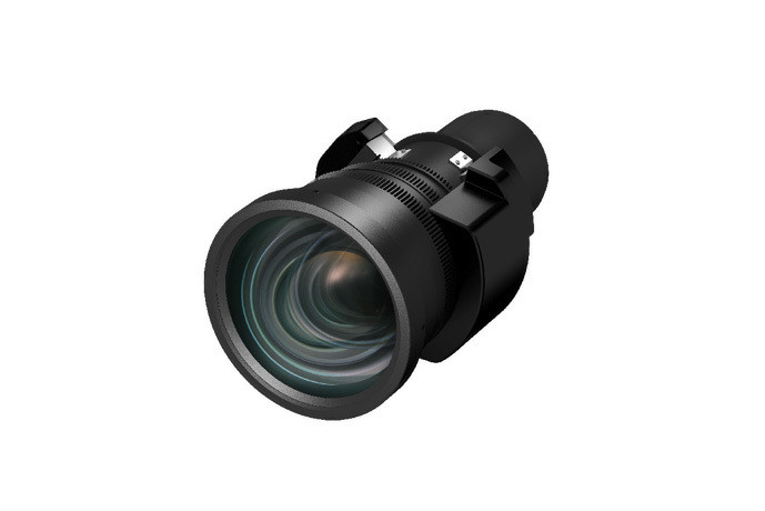 Epson | Lens - ELPLW08 - Wide throw | For 12,000 lumen and higher Epson Pro L projectors, the ELPLW08 offers wide lens shift for remarkable positioning flexibility. Supports screen sizes up to 1000