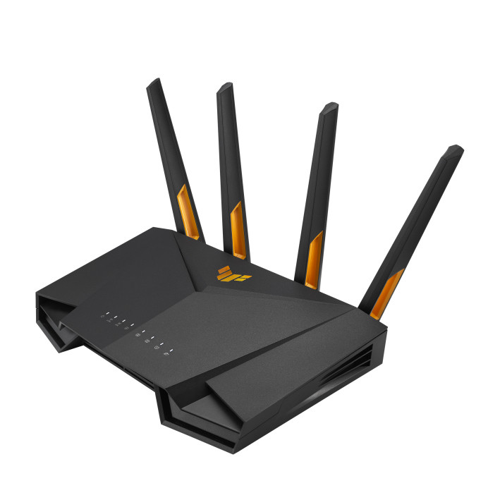 Asus | Dual Band WiFi 6 Gaming Router | TUF-AX3000 | 802.11ax | 2402+574 Mbit/s | 10/100/1000 Mbit/s | Ethernet LAN (RJ-45) ports 4 | Mesh Support Yes | MU-MiMO Yes | No mobile broadband | Antenna type 4xExternal | 1 x USB 3.2 Gen 1 | month(s)