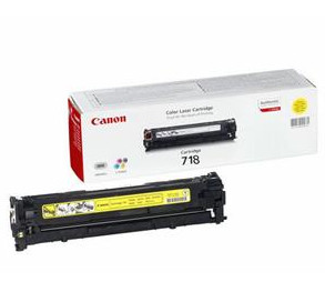 Laser cartridge Canon 718 (2659B002/ 2659B014) Yellow 2900 pages OEM