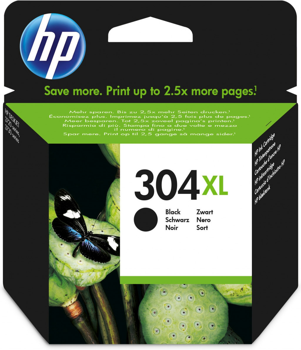 Cartridge HP No.304 XL (N9K08AE) BK 300pages COMPATIBLE