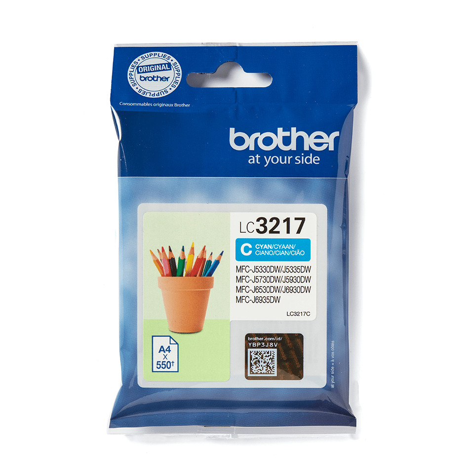 Ink cartridge Brother LC3217 CY 550psl OEM