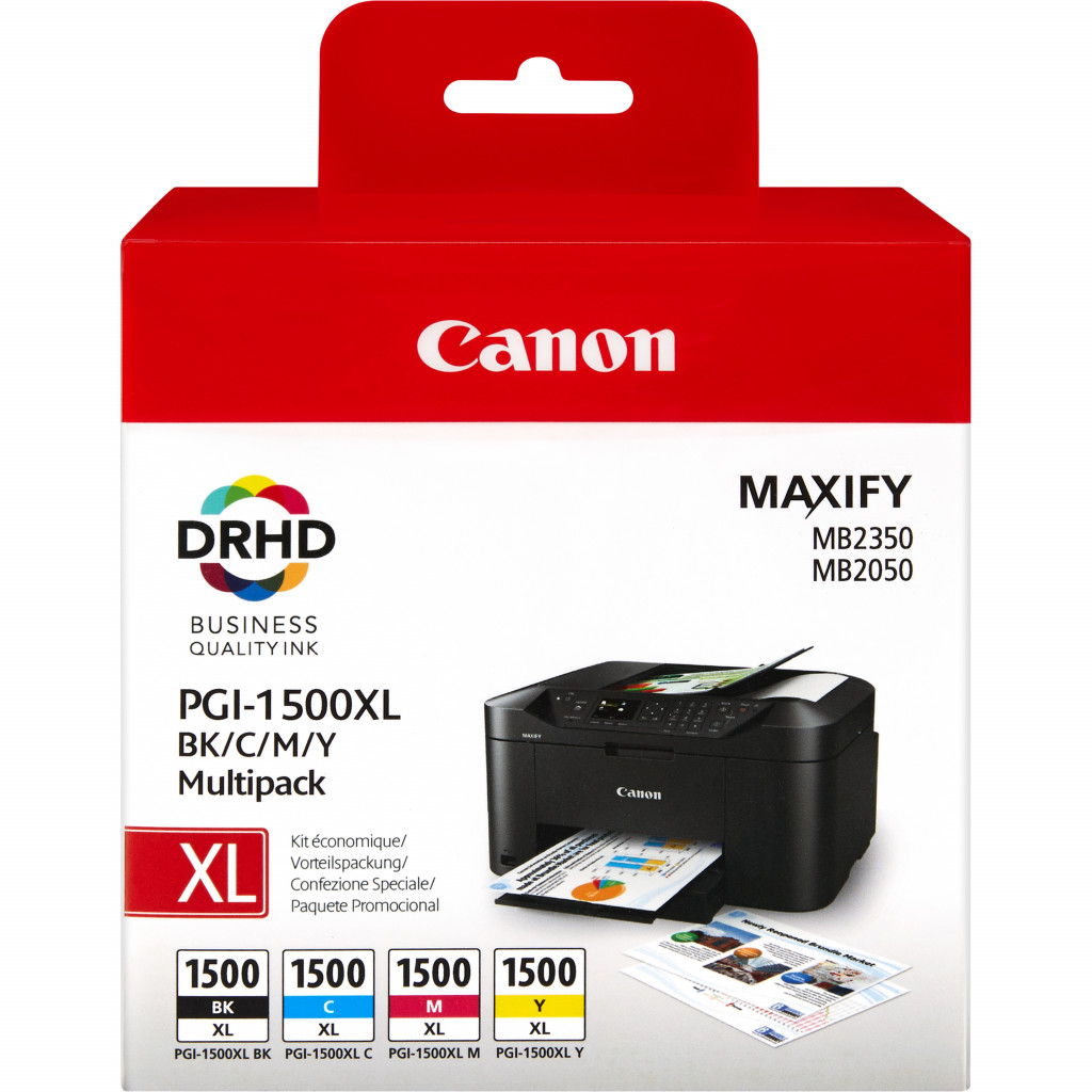 Ink Cartridge Canon PGI-1500 XL B/ C/ M/ Y (9182B004)
