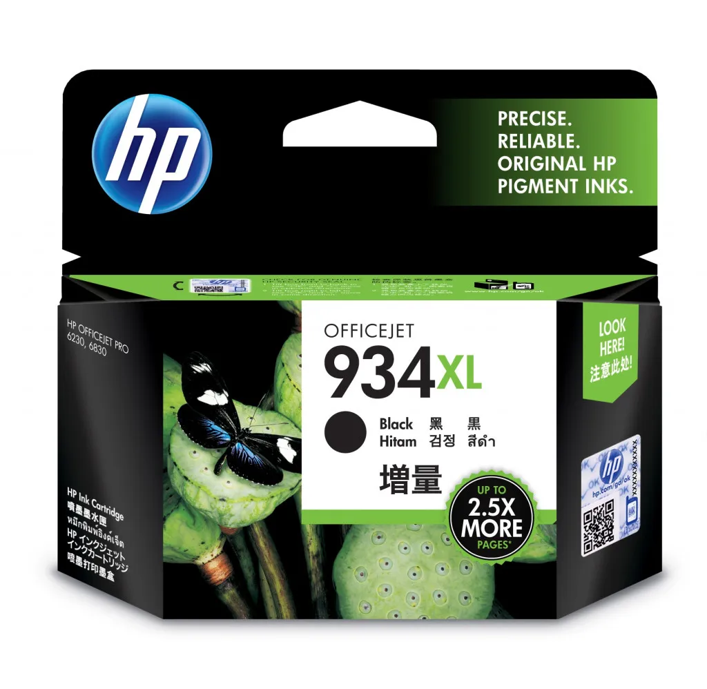 Ink Cartridge HP No.934XL BK 1000p. OEM