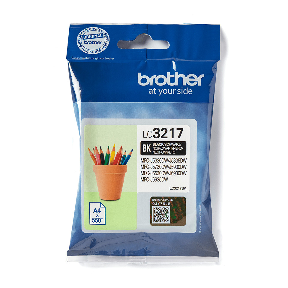 Ink Cartridge Brother LC3217 BK 15ml COMPATIBLE