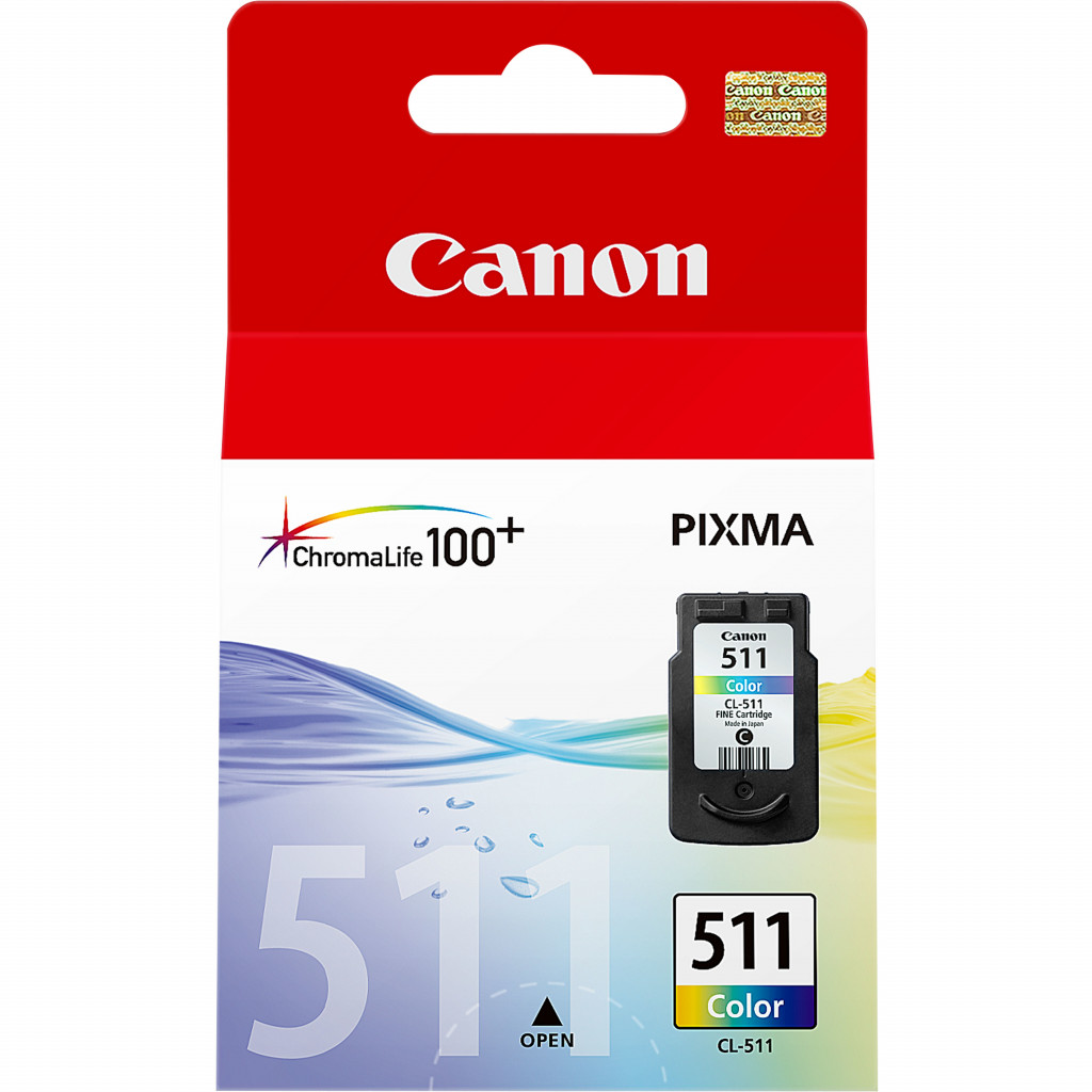Ink Cartridge Canon CL-511 CMY 244pages OEM