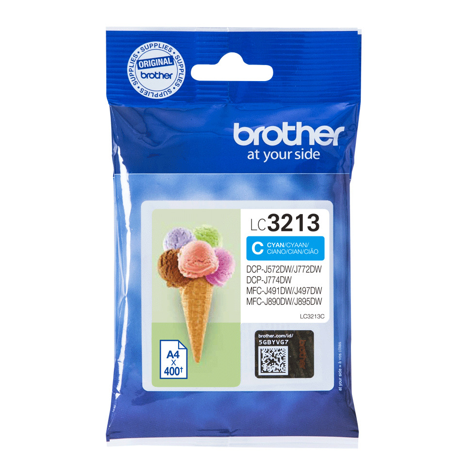 Ink cartridge Brother LC3213 CY 400psl OEM