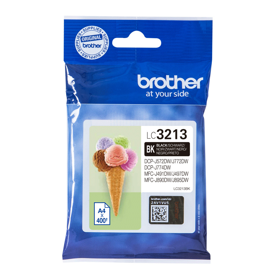 Ink Cartridge Brother LC3213 BK 400p. OEM