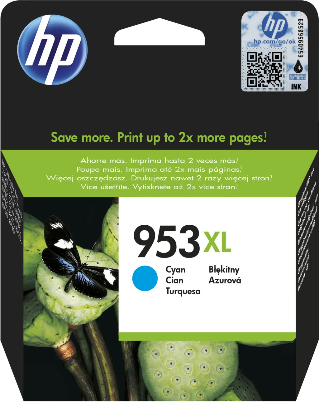 Ink Cartridge HP No.953XL (F6U16AE) CY 1600p. OEM