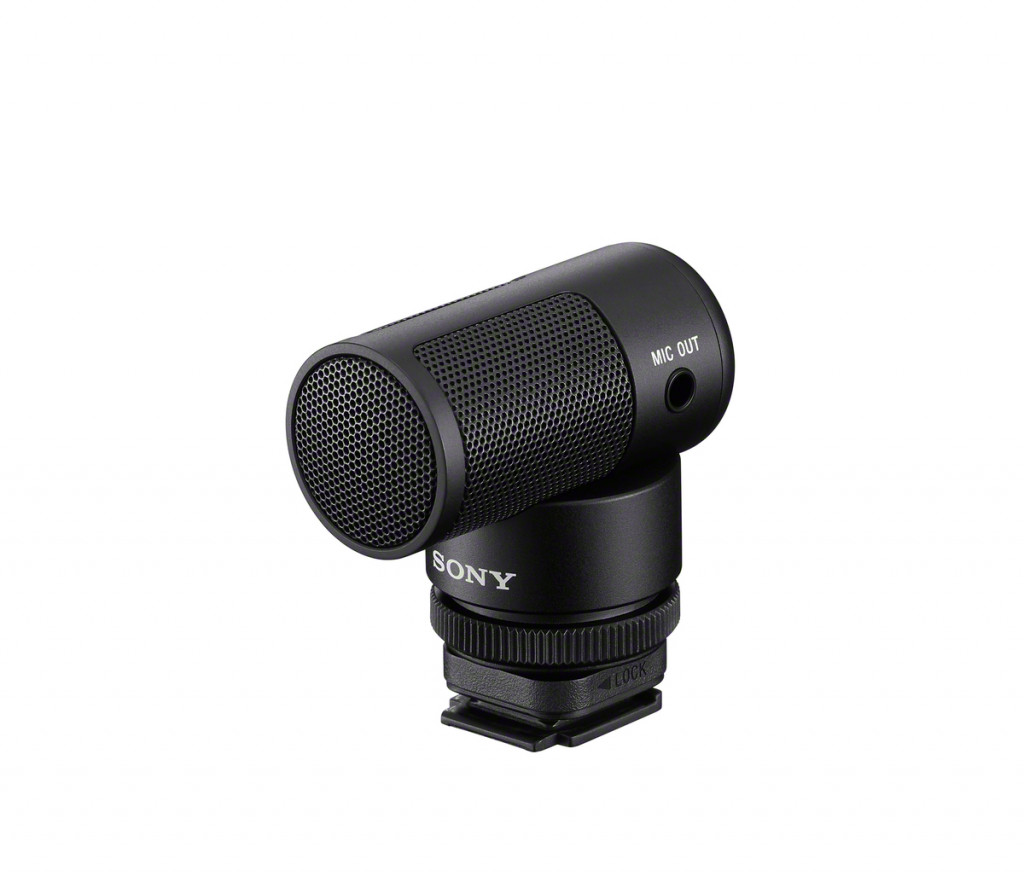 Sony ECM-G1 mikrofon Must Digitaalse kaamera mikrofon