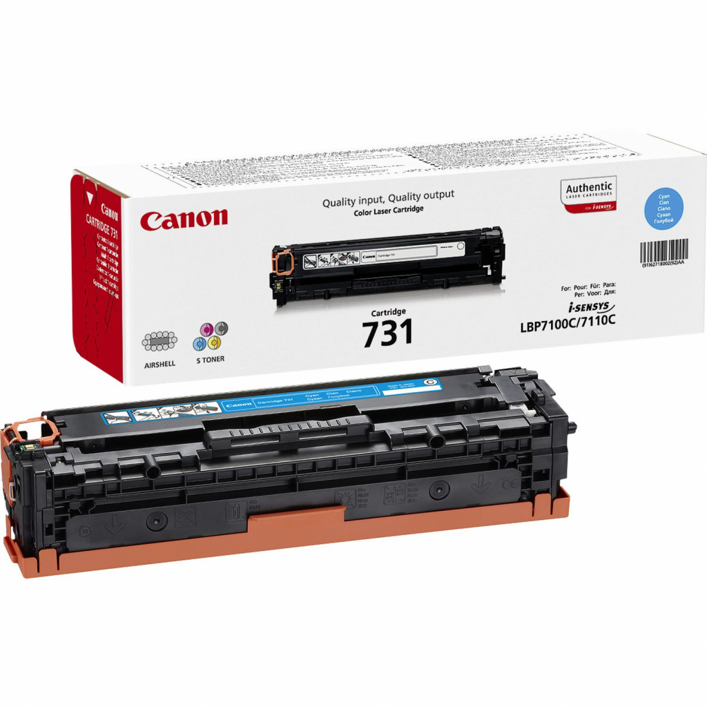Laser cartridge Canon 731 (6271B002) Cyan 1500 pages OEM