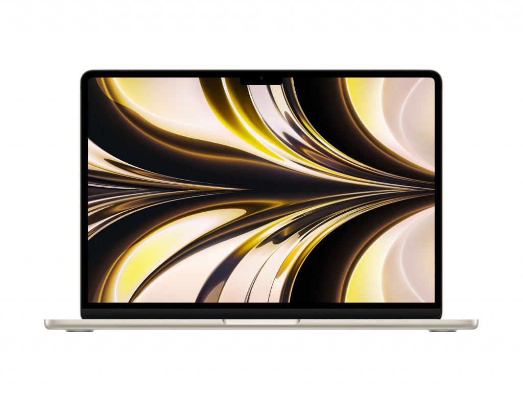 Apple | MacBook Air | Starlight | 13.6 " | IPS | 2560 x 1664 | Apple M2 | 8 GB | SSD 256 GB | Apple M2 8-core GPU | GB | Without ODD | macOS | 802.11ax | Bluetooth version 5.0 | Keyboard language English | Keyboard backlit | Warranty 12 month(s) | Battery warranty 12 month(s)