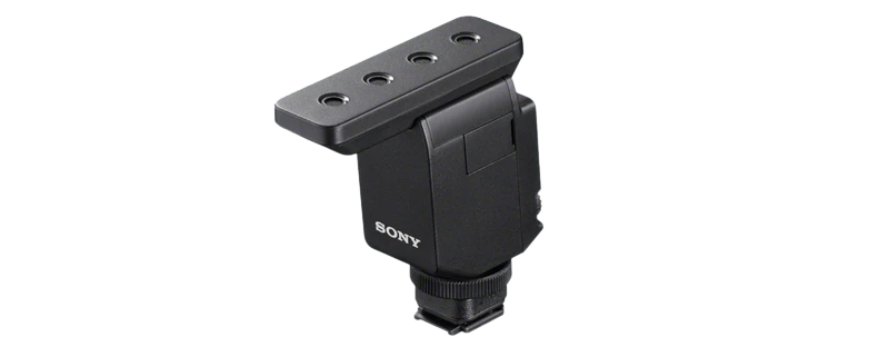Sony ECM-B10 Must Digitaalse kaamera mikrofon